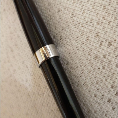 Black Cross ballpoint pen with fine scratches, Japan import, elegant and classic design