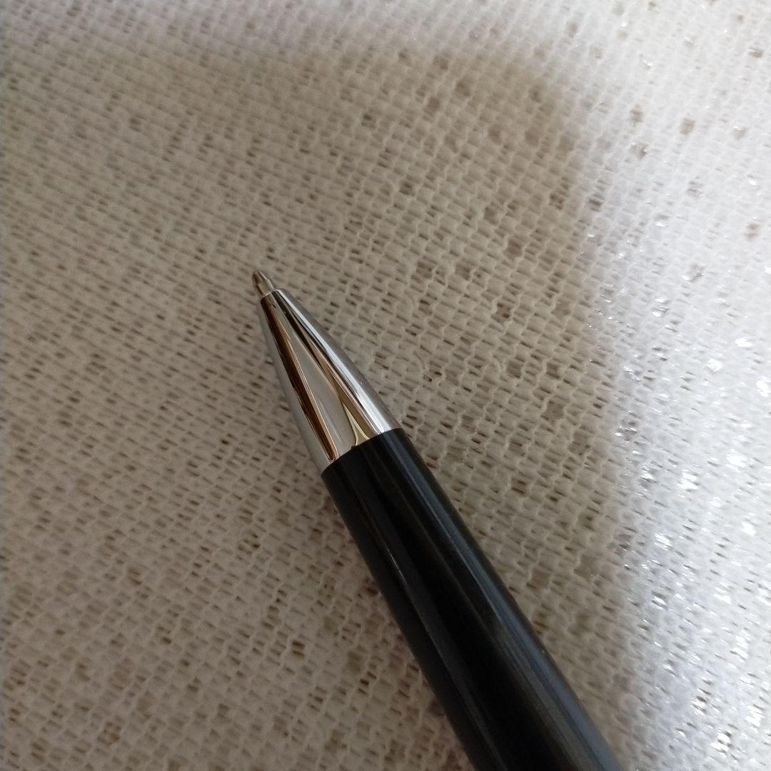 Black Cross ballpoint pen with fine scratches, Japan import, elegant and classic design