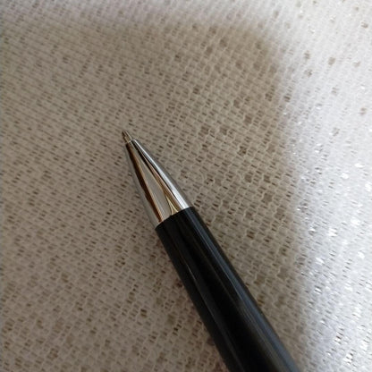 Black Cross ballpoint pen with fine scratches, Japan import, elegant and classic design