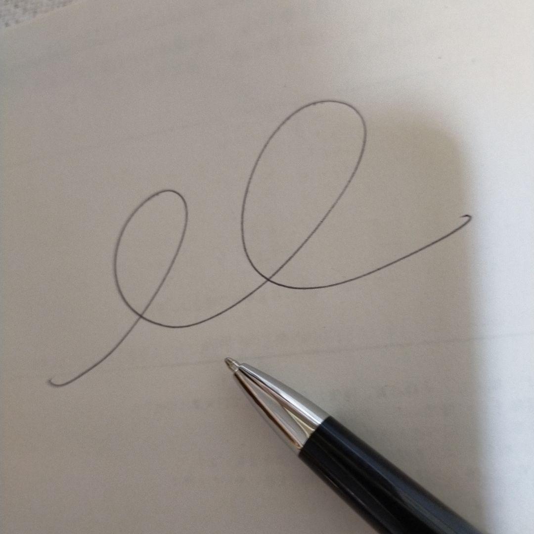 Black Cross ballpoint pen with fine scratches, Japan import, elegant and classic design