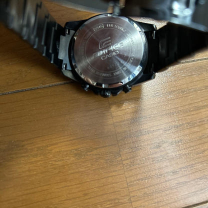 Casio Edifice Chronograph Watch with Stainless Steel Band — Japan Import