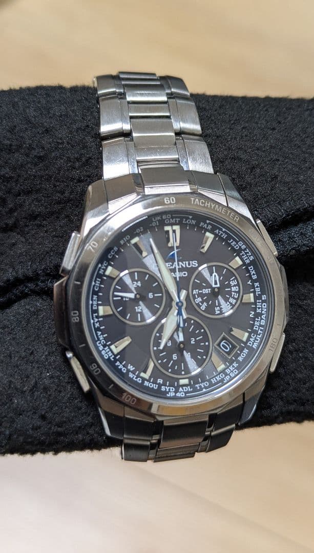 Casio Oceanus OCW-S1000 Men’s Titanium Solar Multi-Band Watch with Sapphire Crystal — Japan Import
