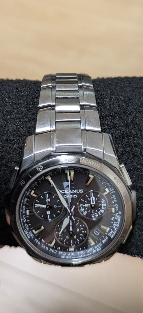 Casio Oceanus OCW-S1000 Men’s Titanium Solar Multi-Band Watch with Sapphire Crystal — Japan Import