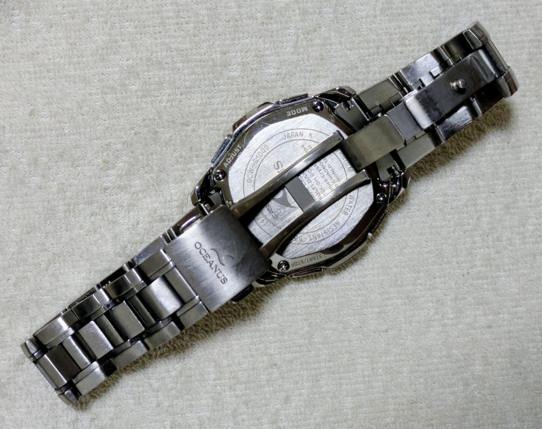 Casio Oceanus OCW-S1000 Men’s Titanium Solar Multi-Band Watch with Sapphire Crystal — Japan Import