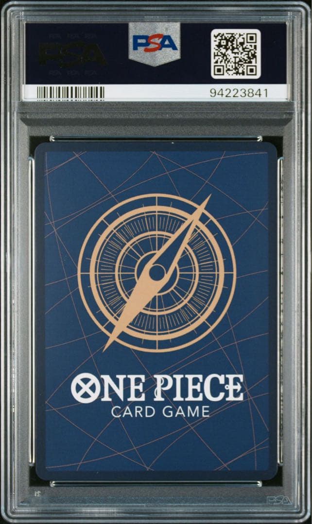 One Piece Monkey D. Luffy OP05 collectible card graded PSA 9, Japanese edition