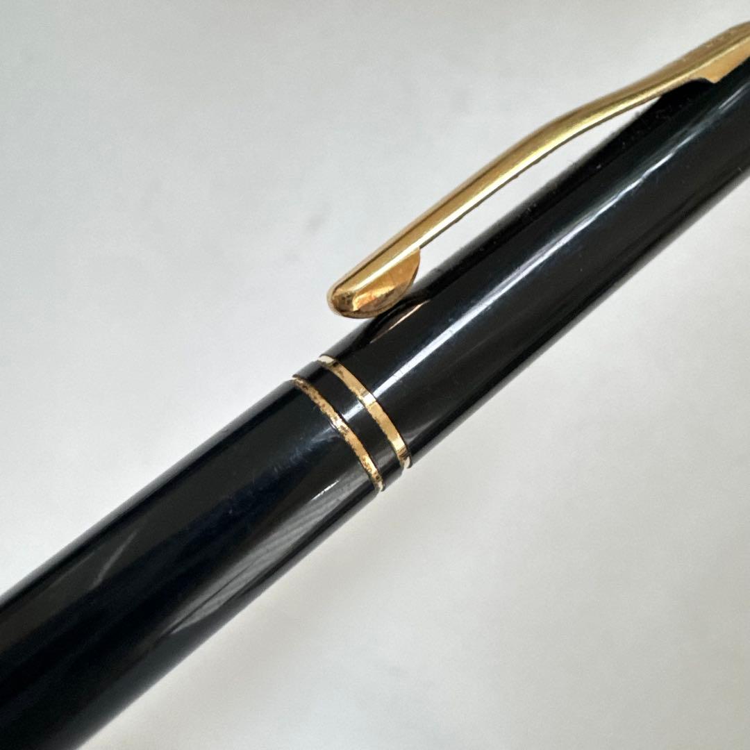 Cross Classic Century twist ballpoint pen in black lacquer finish with signs of age and previous use