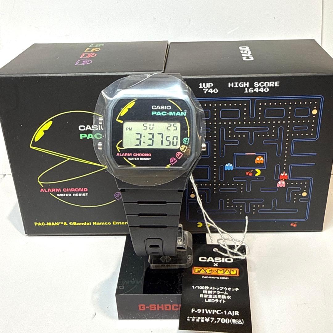 Casio Classic F-91WPC-1AJR PAC-MAN Collaboration Model Watch - Japan Import
