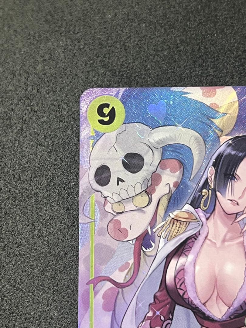 One Piece Card Game Boa Hancock SR Parallel card with yellow design, model OP14-112, Japan import