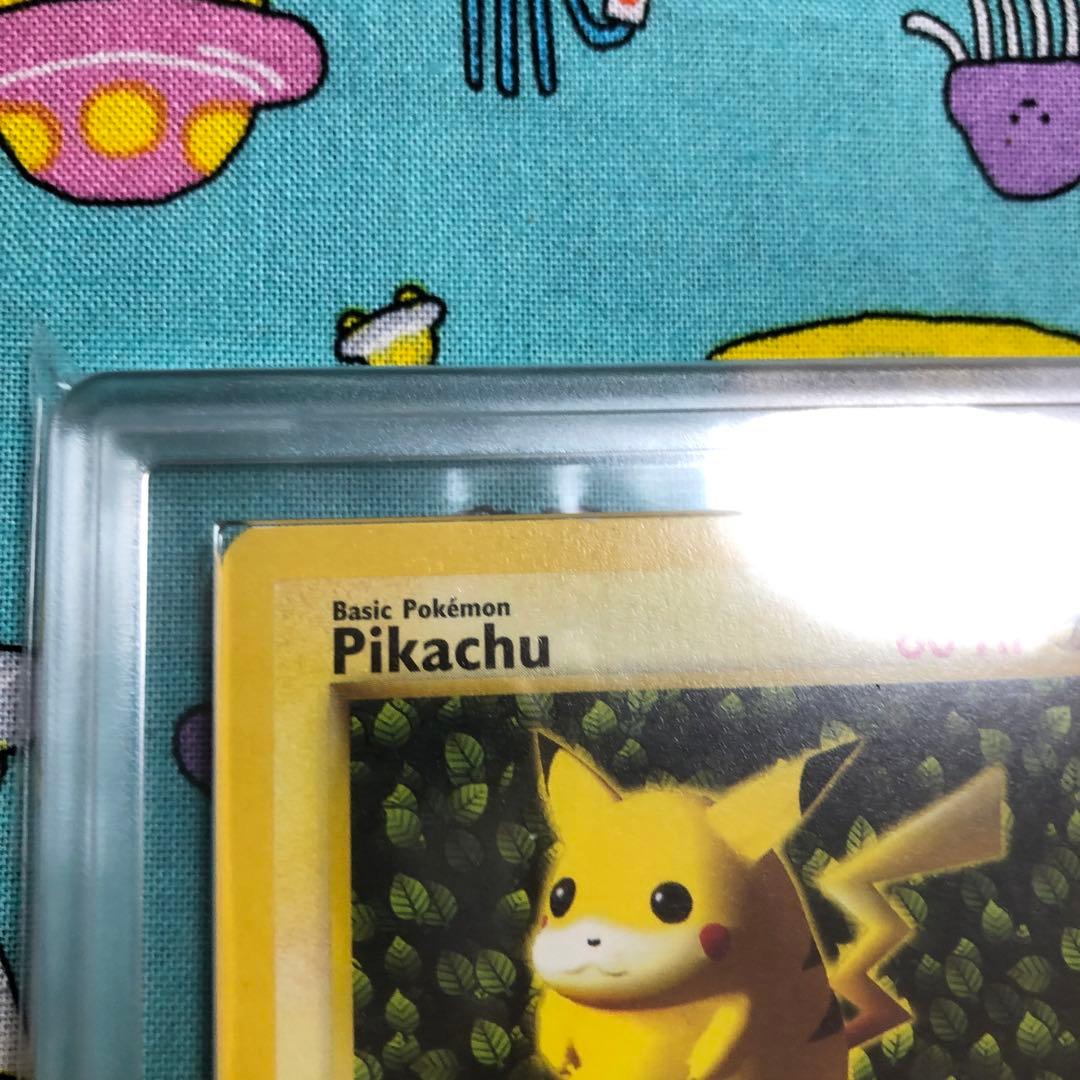 Japanese Pikachu promo Pokémon trading card with 60 HP and Thundershock attack, overseas version