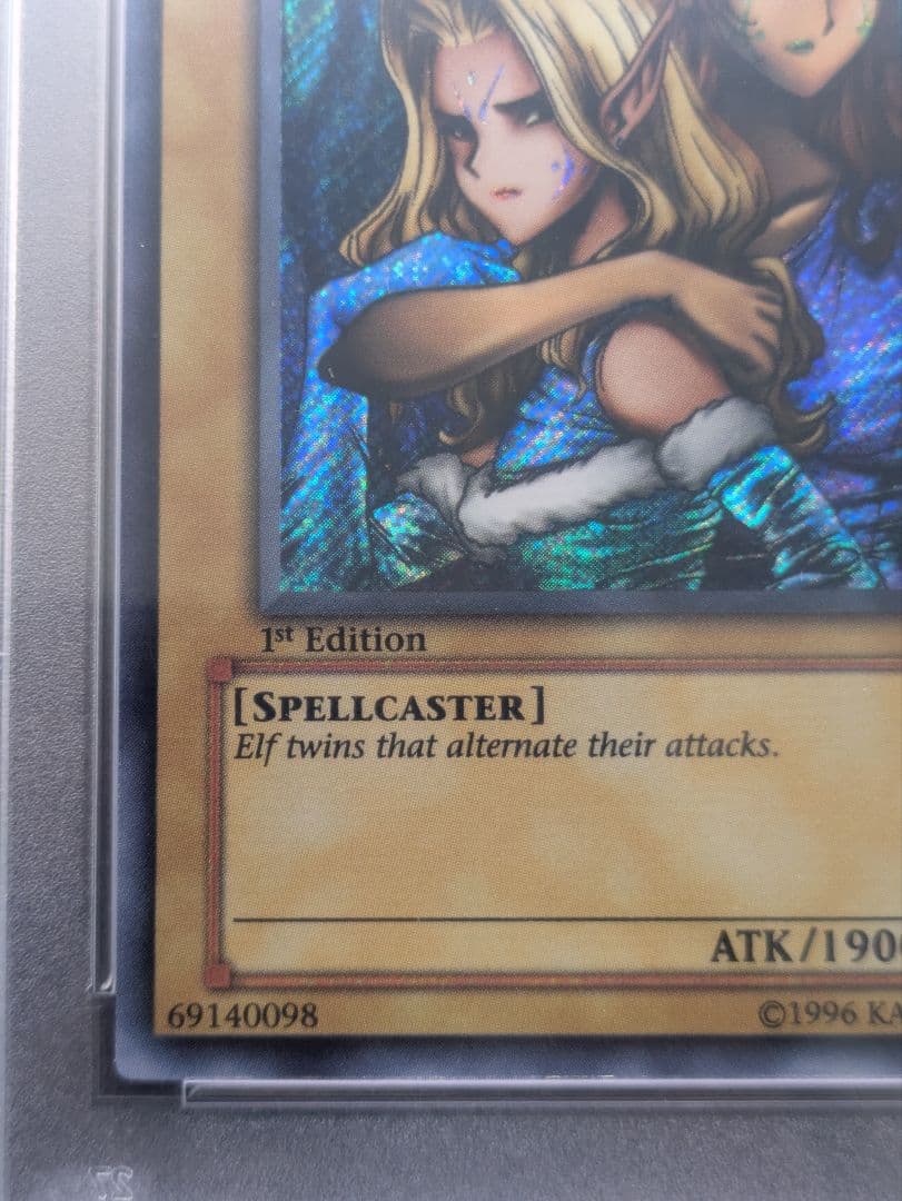 Geminai Elf LON-000 PSA 10 Gem Mint trading card with Old Asia Seal, Japan import