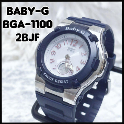 Casio Baby-G BGA-1100-2BJF Radio Solar Watch Navy Color