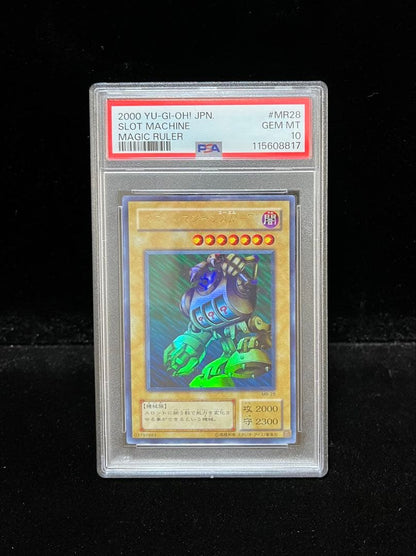 BANDAI Yu-Gi-Oh PSA 10 Slot Machine Ultra Rare 2000 trading card Japan import