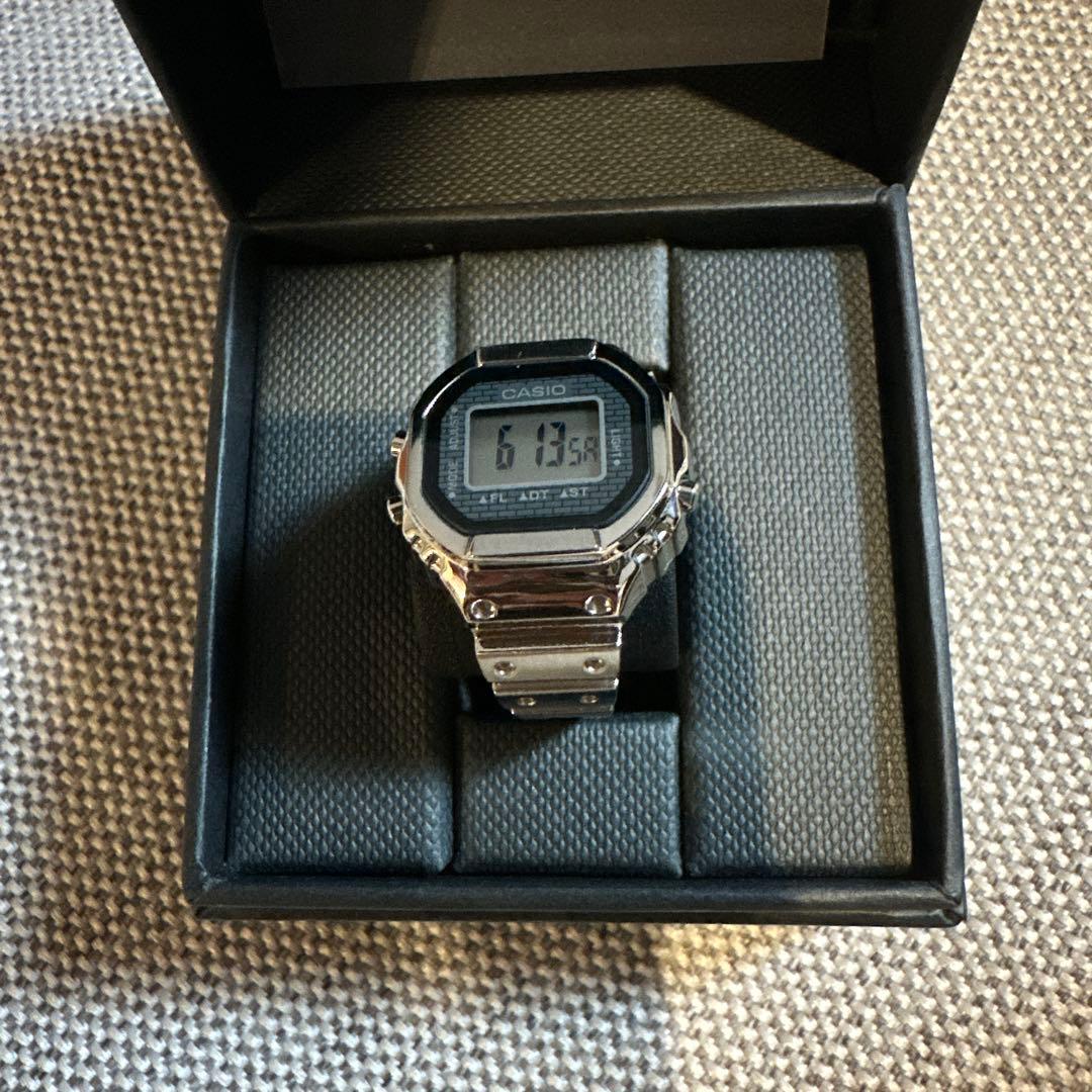 Casio Ring Watch CRW-001-1JR Silver Ring Watch — Japan Import