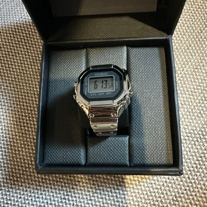 Casio Ring Watch CRW-001-1JR Silver Ring Watch — Japan Import