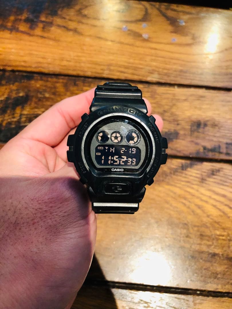 Casio G-Shock Digital Watch with Round Case in Black