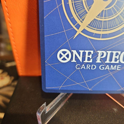 One Piece Shanks SP Japanese trading card with white blemish on top right corner