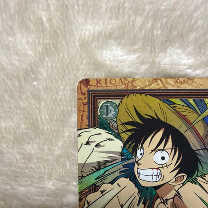 One Piece Carddass C35 Luffy with Rubber Gunblasts rare 2000 Japanese card