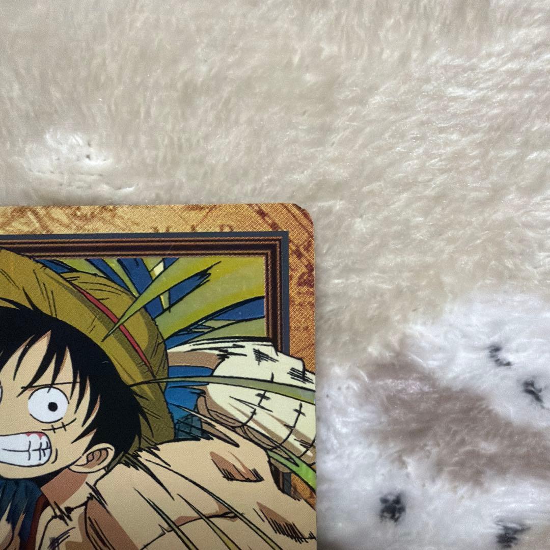 One Piece Carddass C35 Luffy with Rubber Gunblasts rare 2000 Japanese card