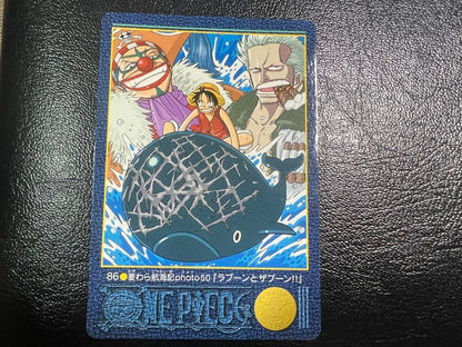 One Piece Visual Adventure No.86 Model 86 collectible Japanese card in good condition