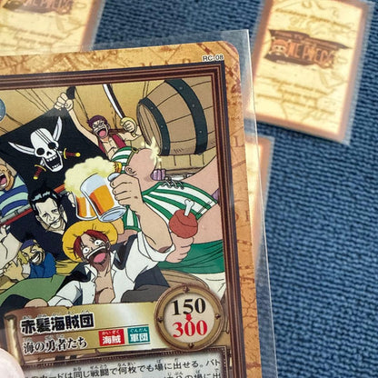 Bandai One Piece Hyper Battle Carddass Shanks Red Hair Pirates Collection five cards from Japan import