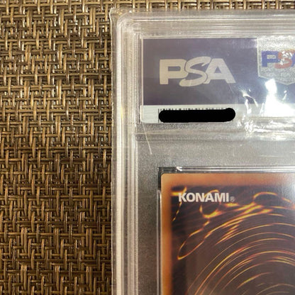 Yu-Gi-Oh! Shiny God Flame Uria Relief PSA 9 trading card in PSA sealed case from Japan import