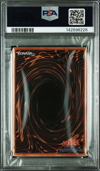 Yugioh 20th Anniversary Black Magician stainless steel card PSA9 graded from 2018 Japan import
