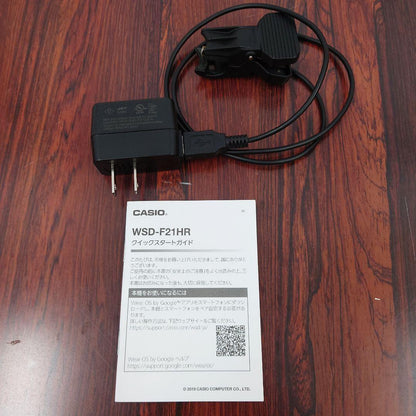 Casio WSD-F21HR Smart Watch GPS Sensor Wear OS Japan Import