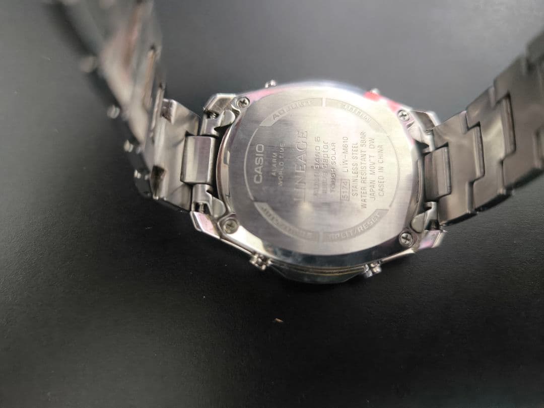 Casio Lineage LIW-M610D-2AJF Navy Dial Stainless Steel Watch — Japan Import