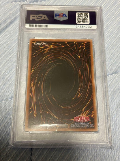 Yugioh Red-Eyes Black Dragon 25th Anniversary Secret Rare PSA 10 graded card with original Japanese artwork