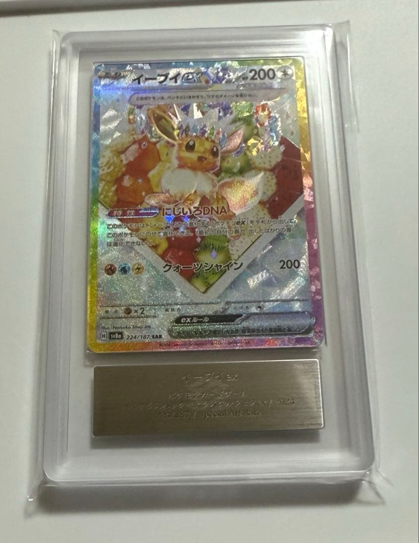 Pokemon Card Eevee EX 2024 Tera Stellar Fest ex Special Art Rare PSA10 Japan import
