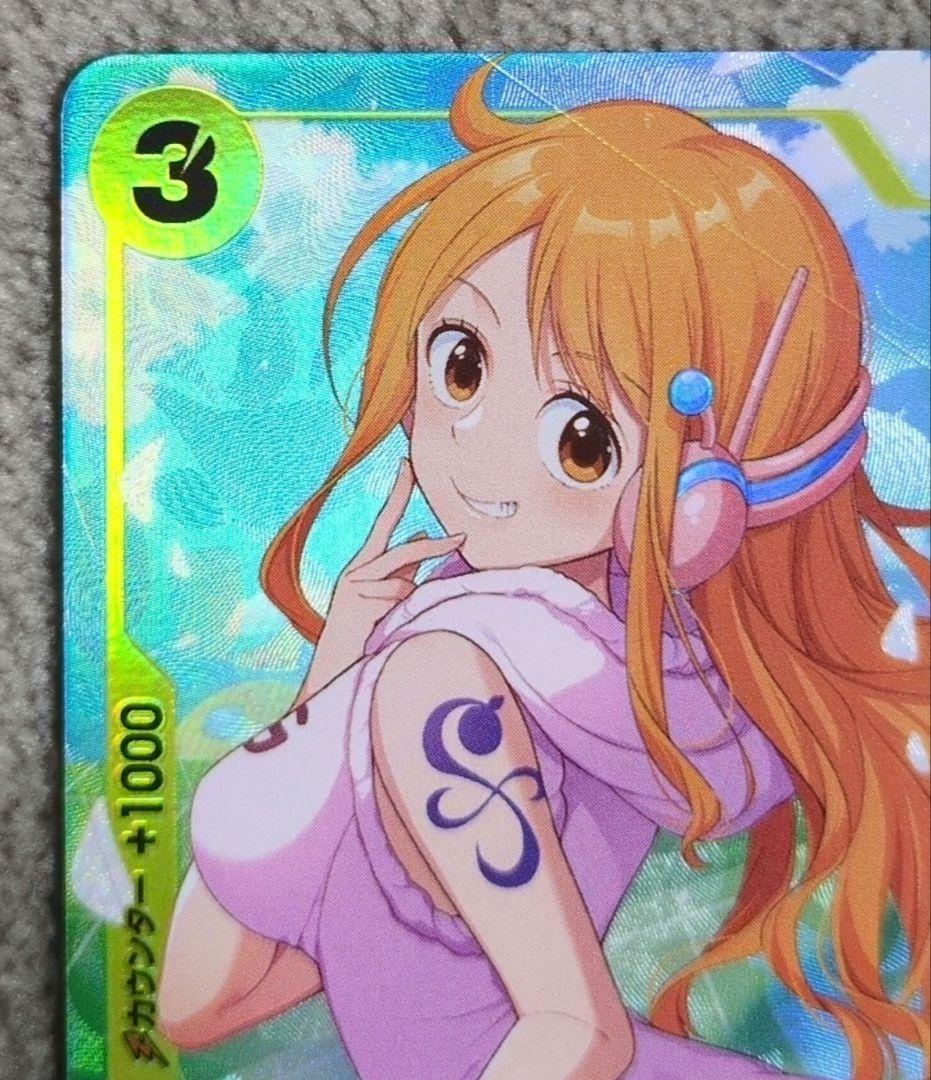One Piece Card Game Nami Egg Head Start Deck Bonus Pack featuring Nami card ST29-008 with power 1000