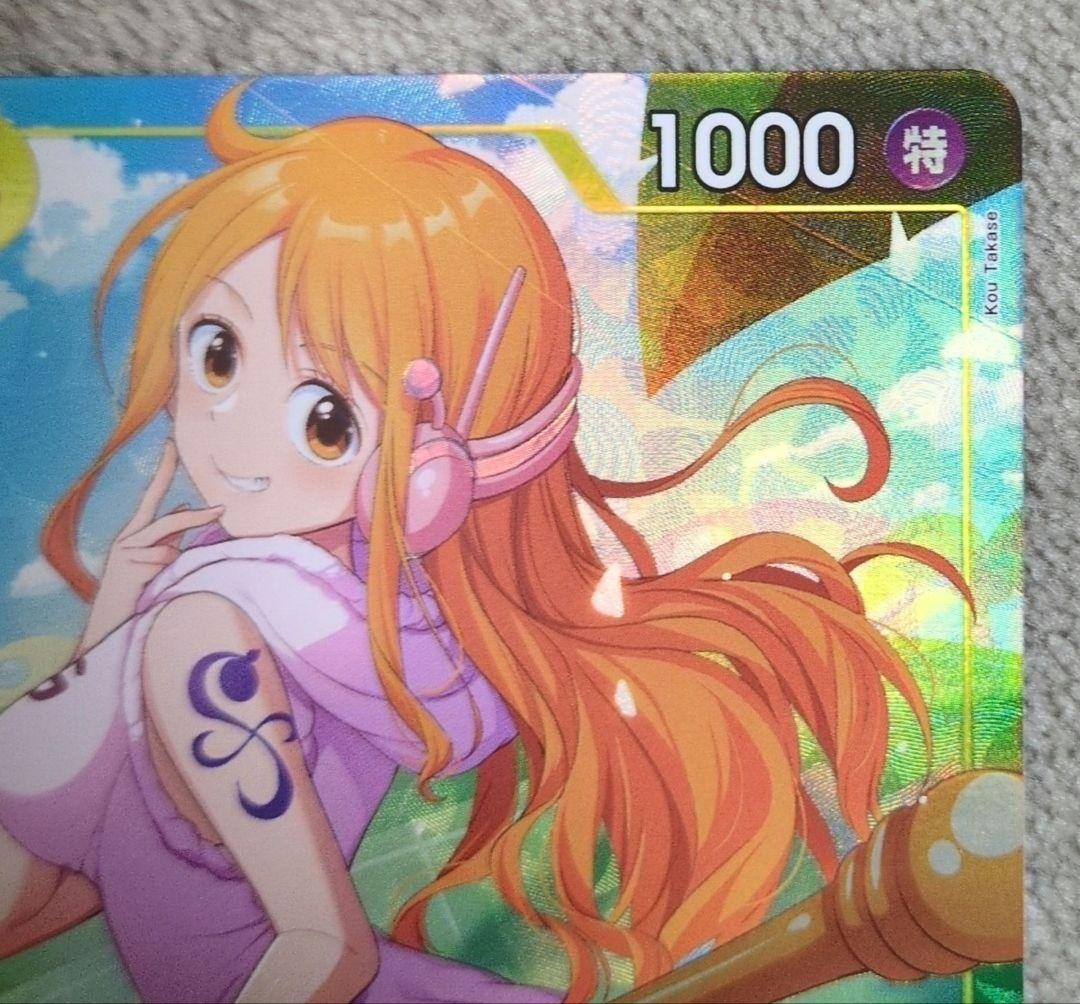 One Piece Card Game Nami Egg Head Start Deck Bonus Pack featuring Nami card ST29-008 with power 1000