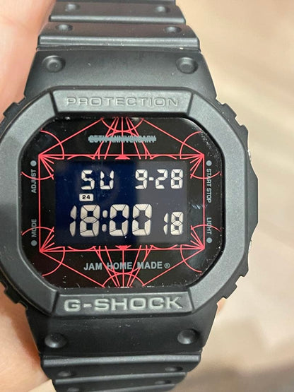 Casio G-Shock DW-5600VT Jam Made 25th Anniversary Limited Edition Black and Red