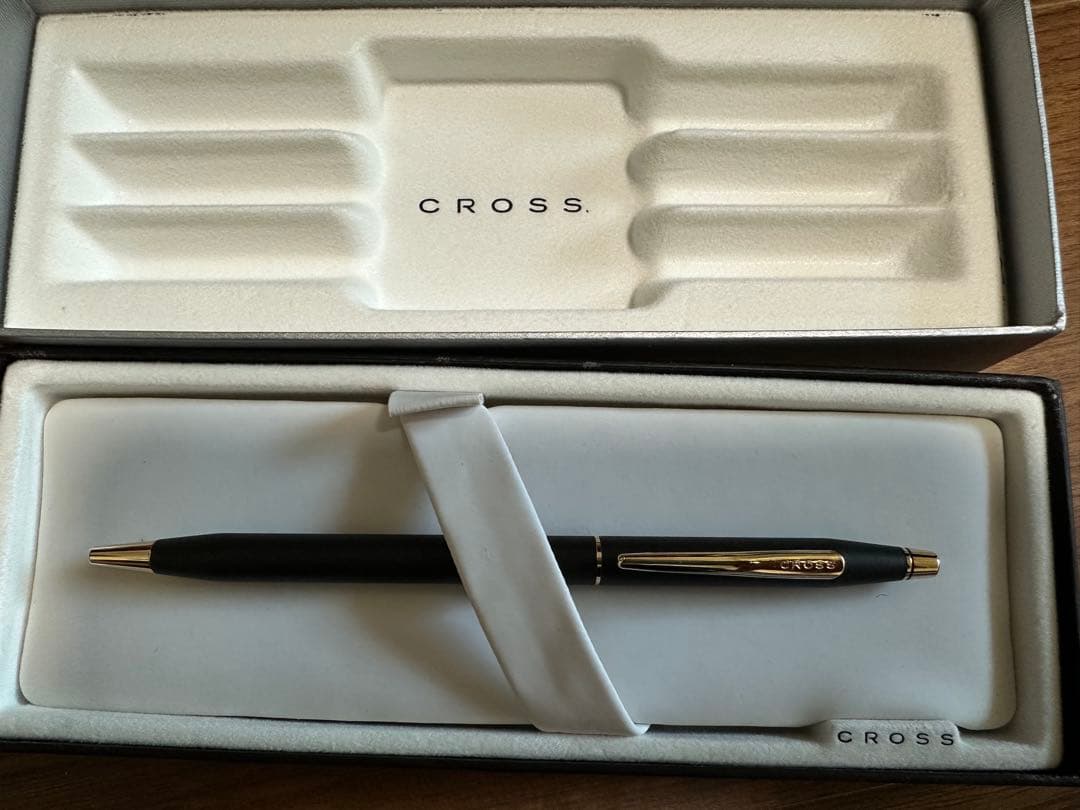 Cross Ballpoint Pen with Box - Black Ink, 13.5 cm (5.3 in) Length — Japan Import