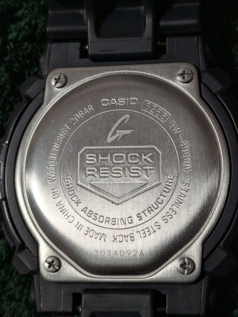 Casio G-Shock GW-8900A Watch Model Touch Solar Shock Resistant Black Japan Import