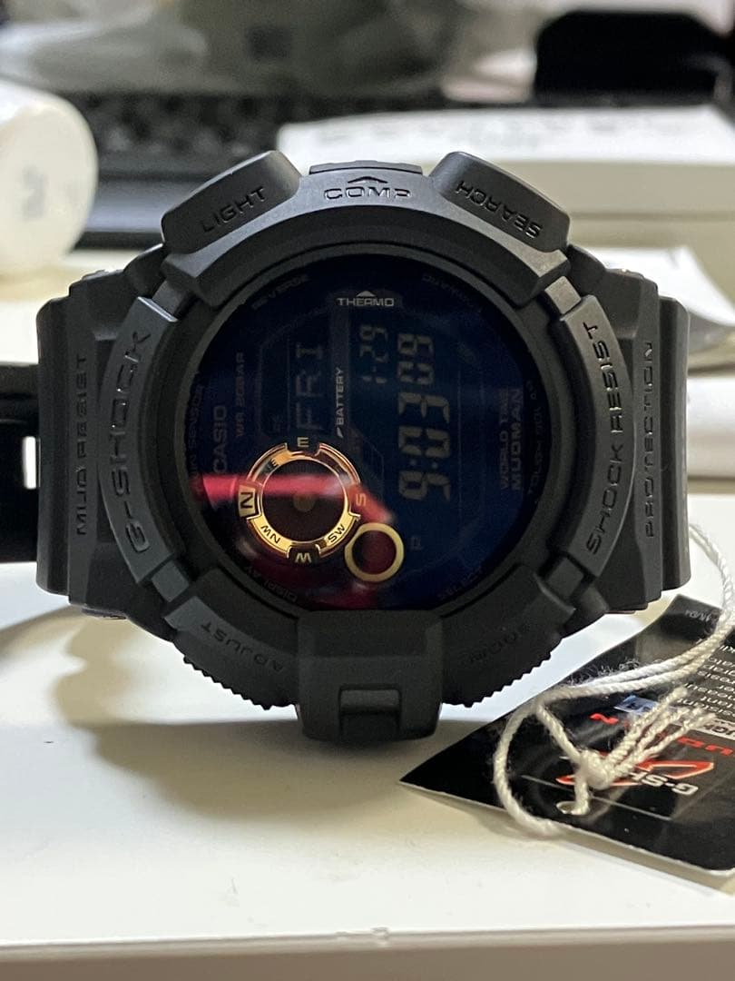 Casio G-Shock Mudman G-9300GB-1DR Solar Digital Watch with Twin Sensors — Japan Import
