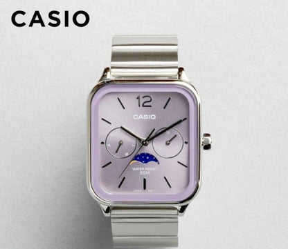 Casio MTP-M305D-6A Purple Quartz Watch — Japan Import