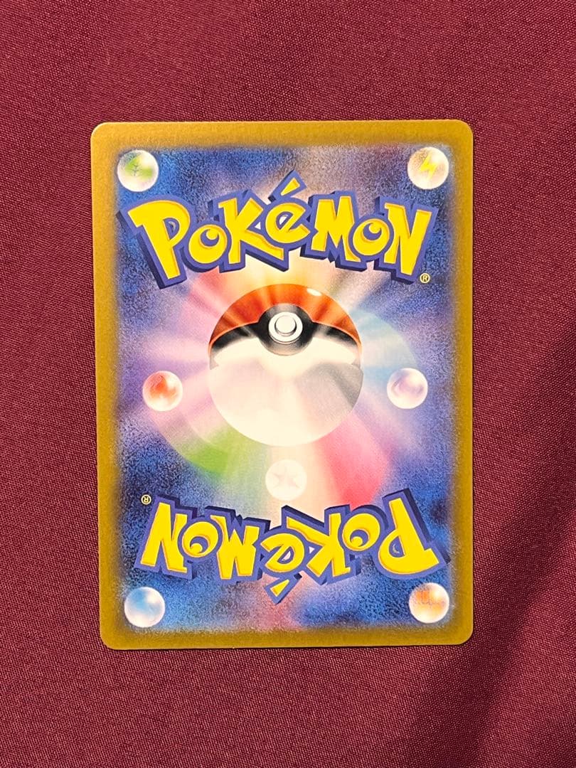 Close-up of Pokemon Charizard EX SV2A SR 185/165 trading card in protective sleeve and rigid loader