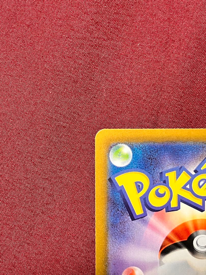 Close-up of Pokemon Charizard EX SV2A SR 185/165 trading card in protective sleeve and rigid loader