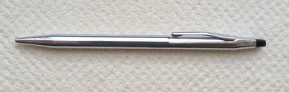 Silver Cross ballpoint pen body new and unused with sleek design