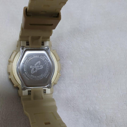 Casio Baby-G BA-110LP Leopard Series Watch with Gold Dial and White Hands — Japan Import