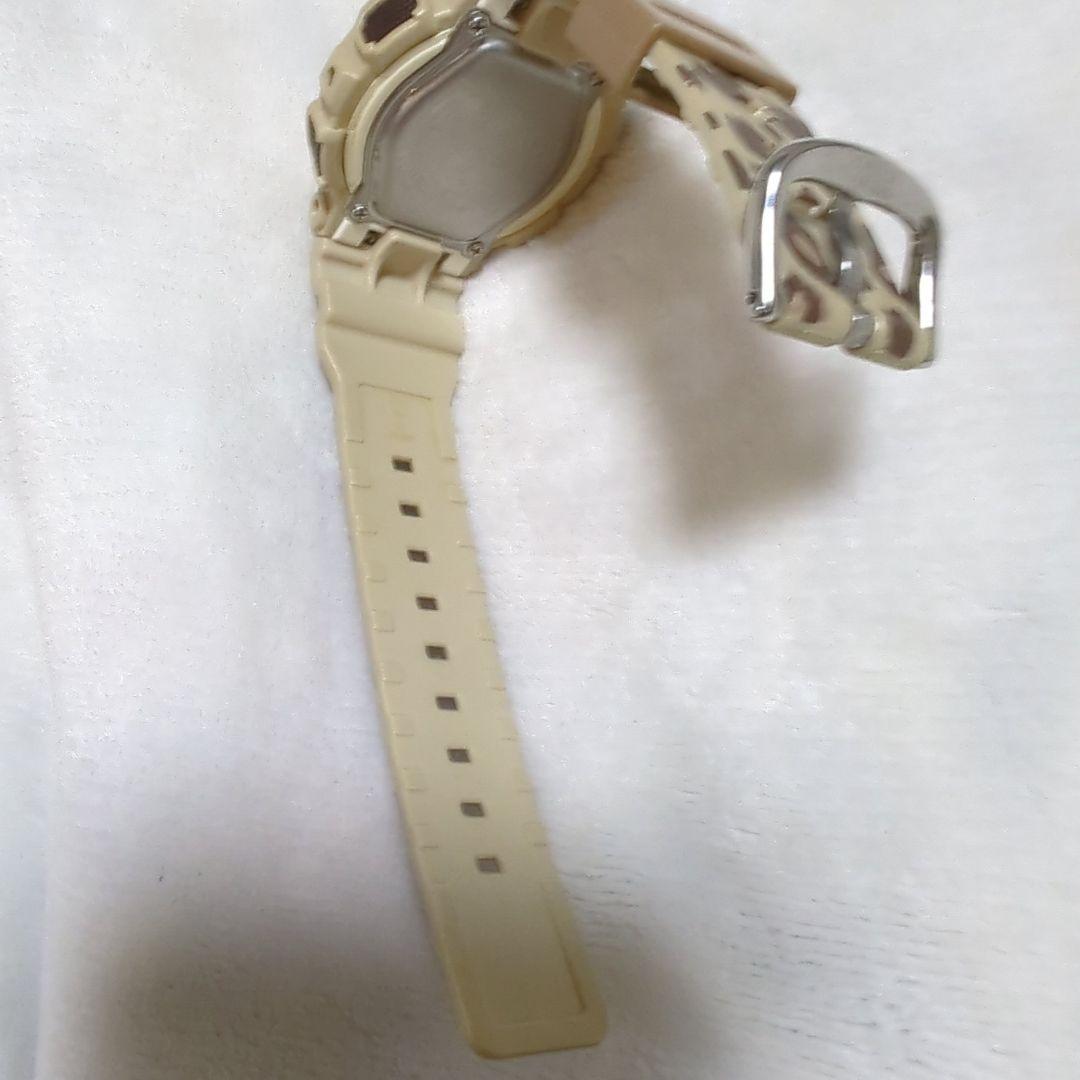 Casio Baby-G BA-110LP Leopard Series Watch with Gold Dial and White Hands — Japan Import