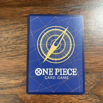 One Piece Card Game promotional card featuring Monkey D Luffy P-007 with Fighting property and 5000 power