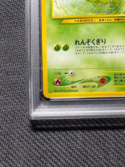 Scyther Neo 2 Series Pokémon card graded PSA 10 from 2000 Japan import with clear photo