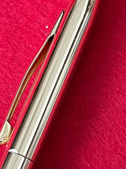 Cross Century 18K Gold Ballpoint Pen Made in USA Model No.8032 with Case — Japan Import