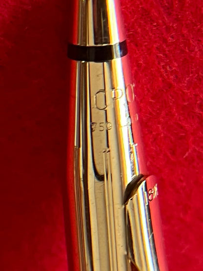 Cross Century 18K Gold Ballpoint Pen Made in USA Model No.8032 with Case — Japan Import