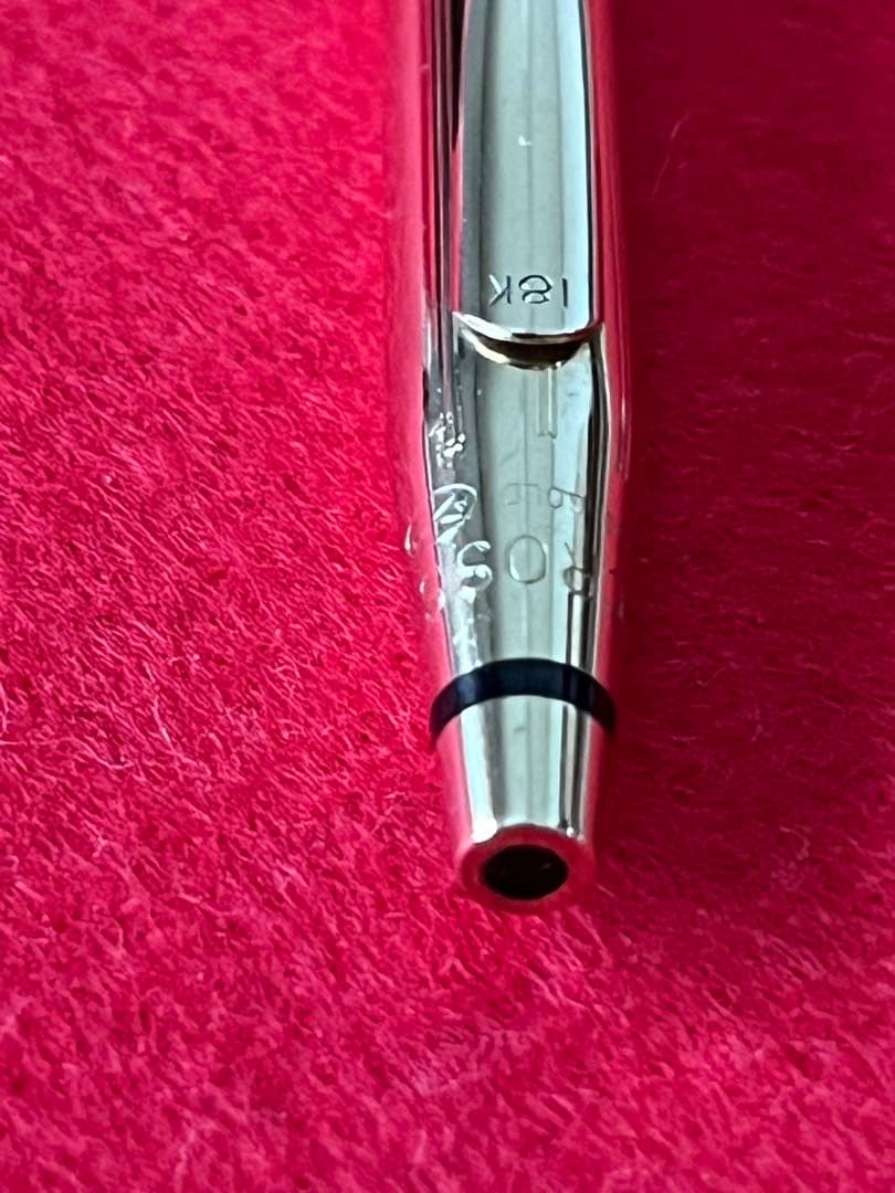 Cross Century 18K Gold Ballpoint Pen Made in USA Model No.8032 with Case — Japan Import
