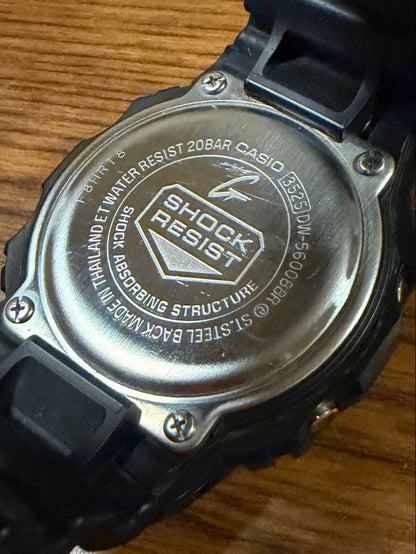 Casio G-Shock DW-5600BBR-1JF Body Only Japanese Import