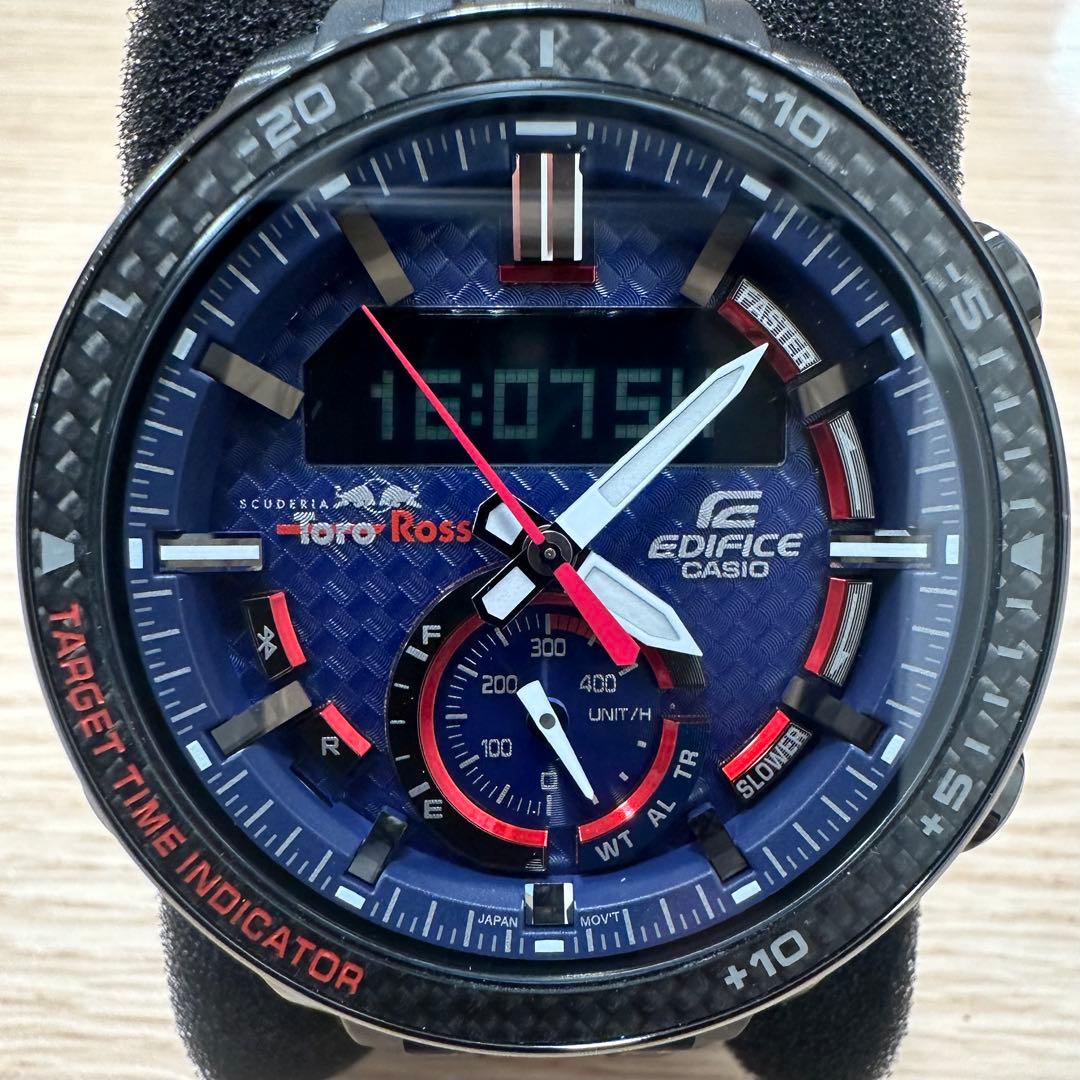 Casio Edifice Toro Rosso Limited Edition Watch - Working, Some Scratches and Dirt — Japan Import