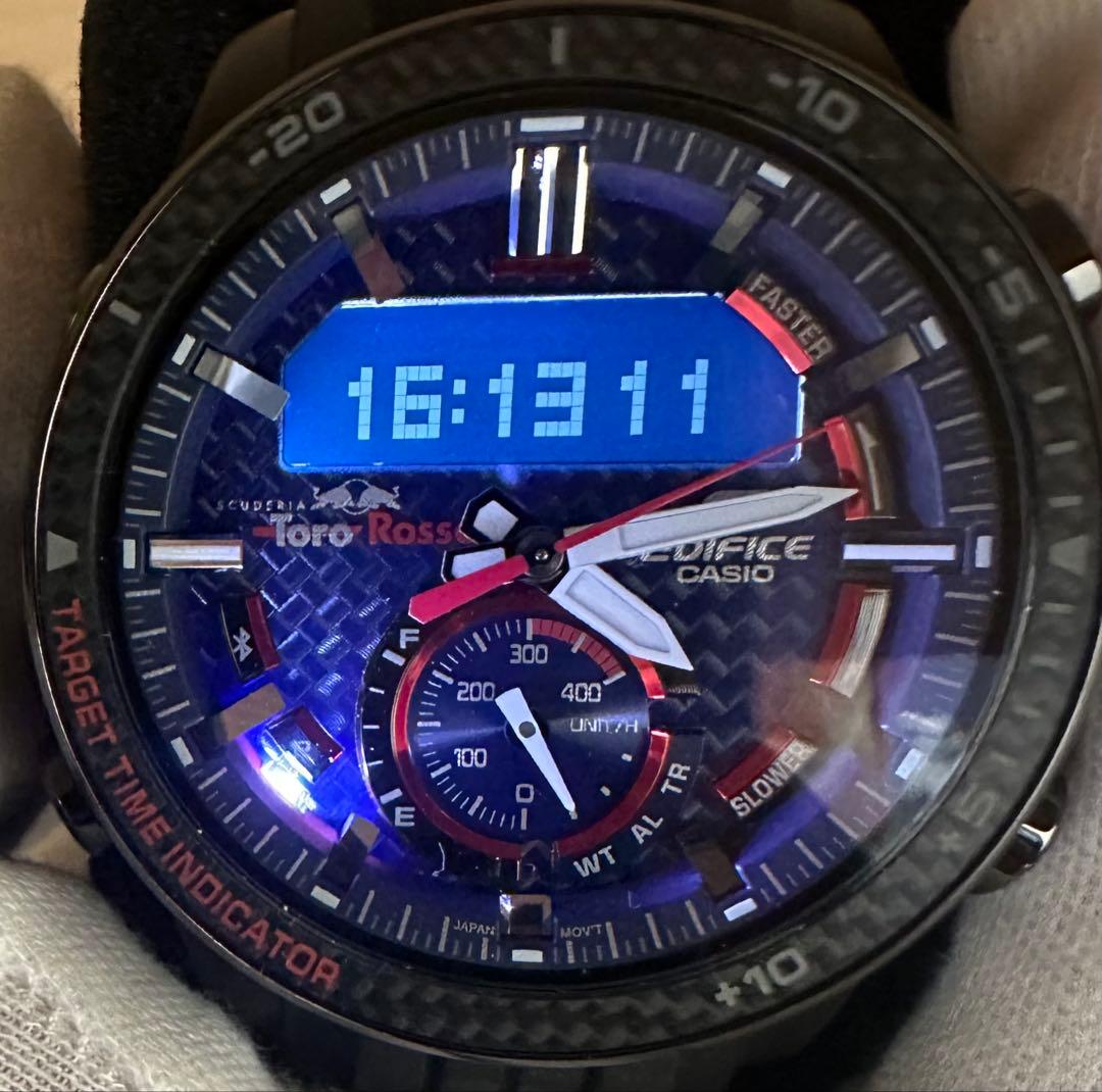 Casio Edifice Toro Rosso Limited Edition Watch - Working, Some Scratches and Dirt — Japan Import